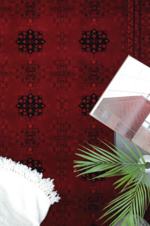 Κλασικό χαλί Afgan 8127A D.RED Royal Carpet - 100 x 160 cm - Image 3