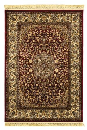ΧΑΛΙ PERSIA 5649 BURGUNDY ΜΕ ΚΡΟΣΣΙ - SET067(2x140,1x200)  NewPlan