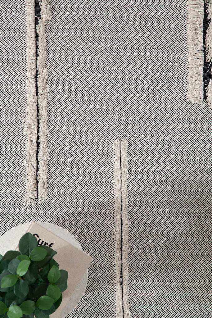 Χαλί Naturel 1026 BLACK COTTON Royal Carpet - 160 x 230 cm - Image 3