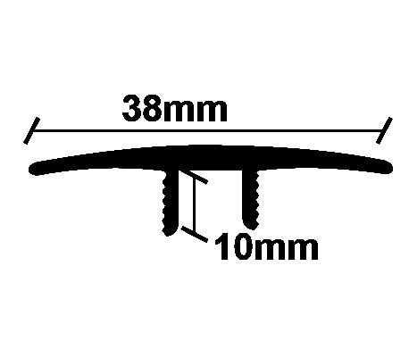 ΠΡΟΦΙΛ LAMINATE ΙΣΟΠΕΔΟ ΧΡΥΣΟ 38Χ2750mm NewPlan