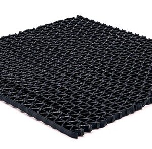 ΠΛΑΣΤΙΚΟ ΔΑΠΕΔΟ ZIGZAG ΜΑΤ 8mm BLACK 1.20Μ NewPlan