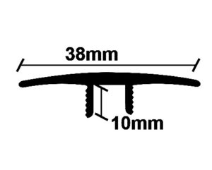 ΠΡΟΦΙΛ LAMINATE ΙΣΟΠΕΔΟ ΑΣΗΜΙ    38Χ2750mm NewPlan