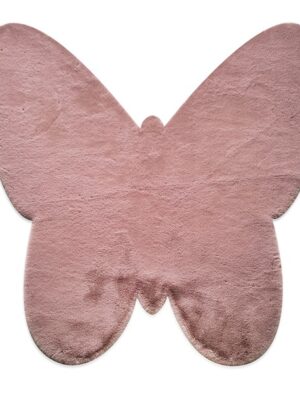 ΧΑΛΙ PUFFY JM7 DARK PINK BUTTERFLY ANTISLIP - 120X120B  NewPlan