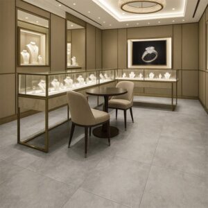 CLASSIC LVT ΒΙΝΥΛΙΚΟ ΠΛΑΚΑΚΙ 2.5mm CONCRETE GREY 400757 NewPlan - Image 4