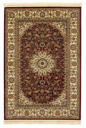 ΧΑΛΙ PERSIA 1019 BURGUNDY ΜΕ ΚΡΟΣΣΙ - SET067(2x140,1x200)  NewPlan