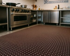 Alternative view of ΠΛΑΣΤΙΚΟ ΔΑΠΕΔΟ ZIGZAG ΜΑΤ 5mm BROWN 1.20Μ NewPlan
