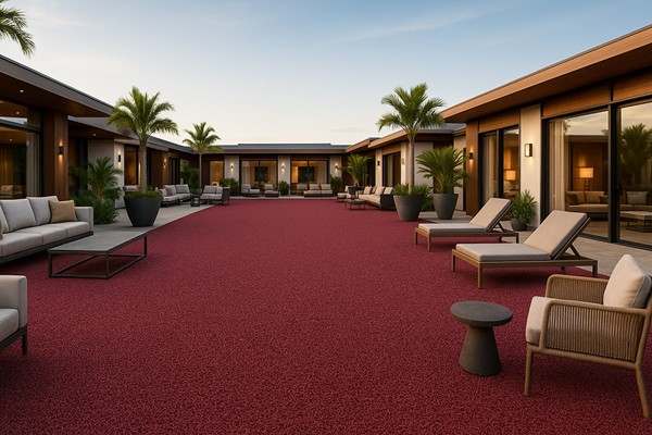 ΠΛΑΣΤΙΚΟ ΔΑΠΕΔΟ SPAGHETTI 12mm DARK BURGUNDY 1.22M NewPlan - Image 5