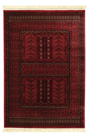 ΧΑΛΙ PERSIA 2288 BURGUNDY ΜΕ ΚΡΟΣΣΙ - SET067(2x140,1x200)  NewPlan